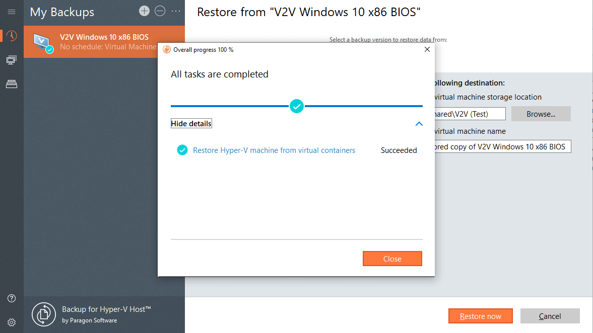 all tasks are completed