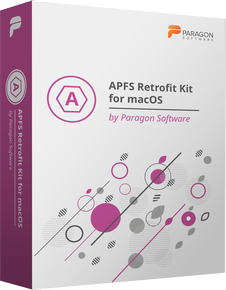 APFS Retrofit Kit for&nbsp;macOS firmy&nbsp;Paragon Software