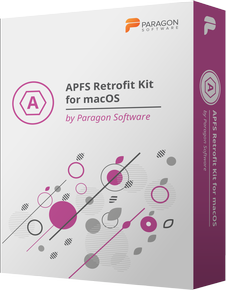 APFS Retrofit Kit for&nbsp;macOS firmy&nbsp;Paragon Software